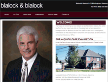 Tablet Screenshot of blalock.com